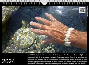 Annual calendar "water motifs"